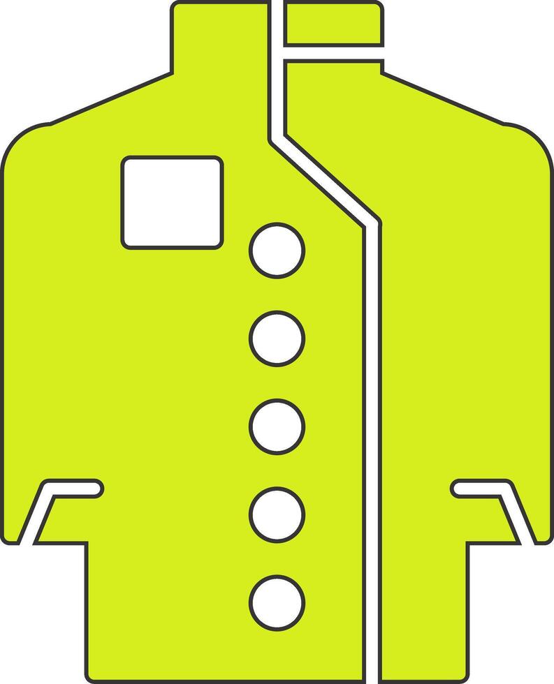 Chef Coat Vecto Icon vector