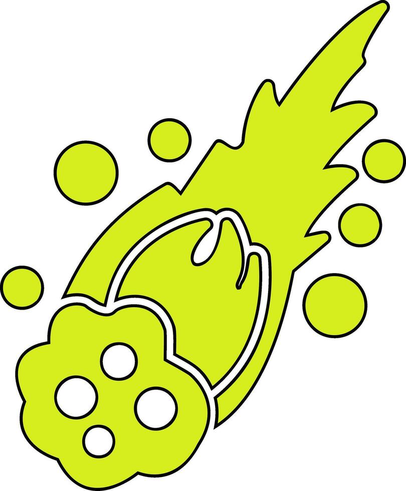 Meteor Vecto Icon vector