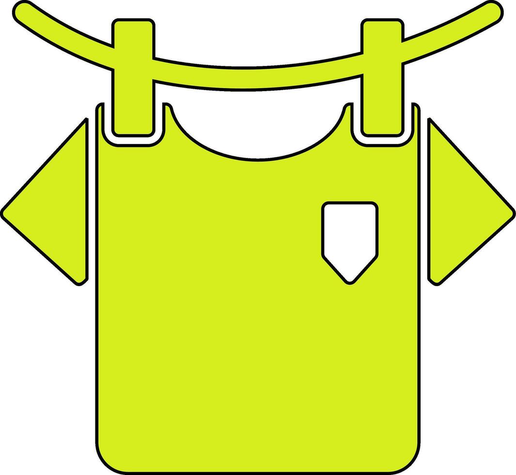 Washing Clothes Vecto Icon vector