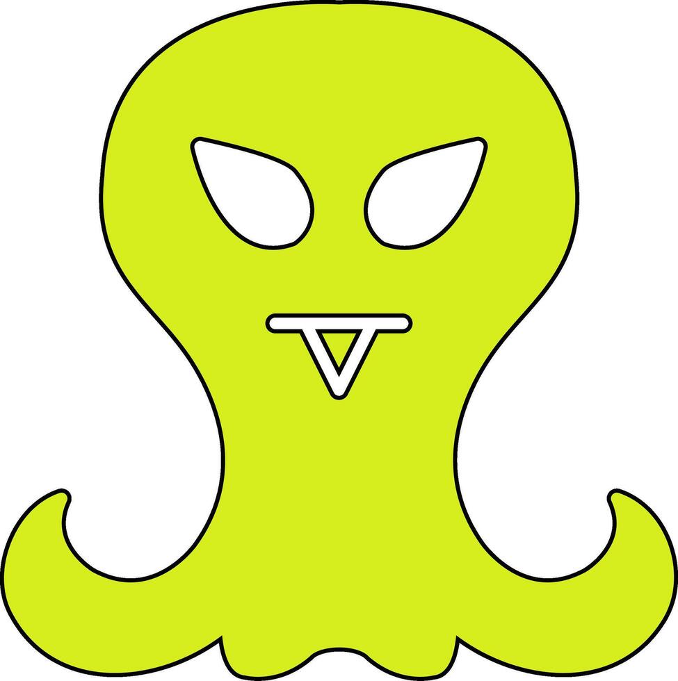 extraterrestre vecto icono vector