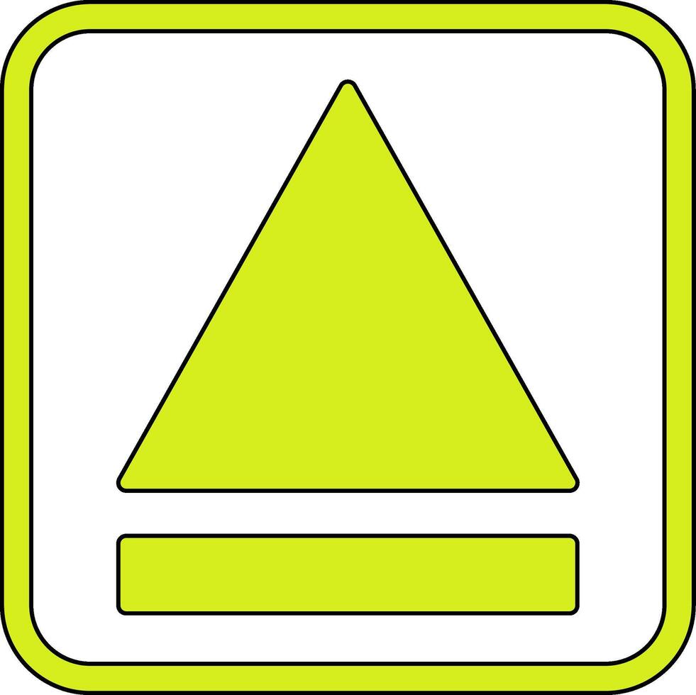 Eject Symbol Vecto Icon vector