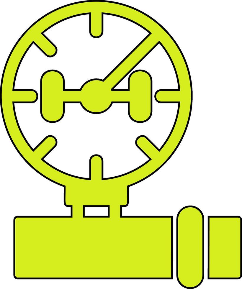 Pressure Gauge Vecto Icon vector