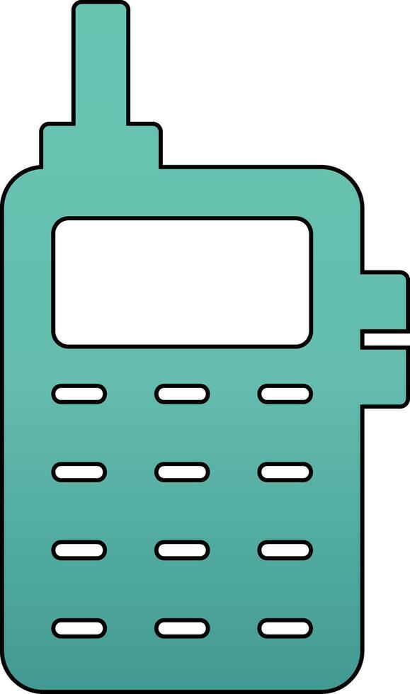 Old Phone Vecto Icon vector
