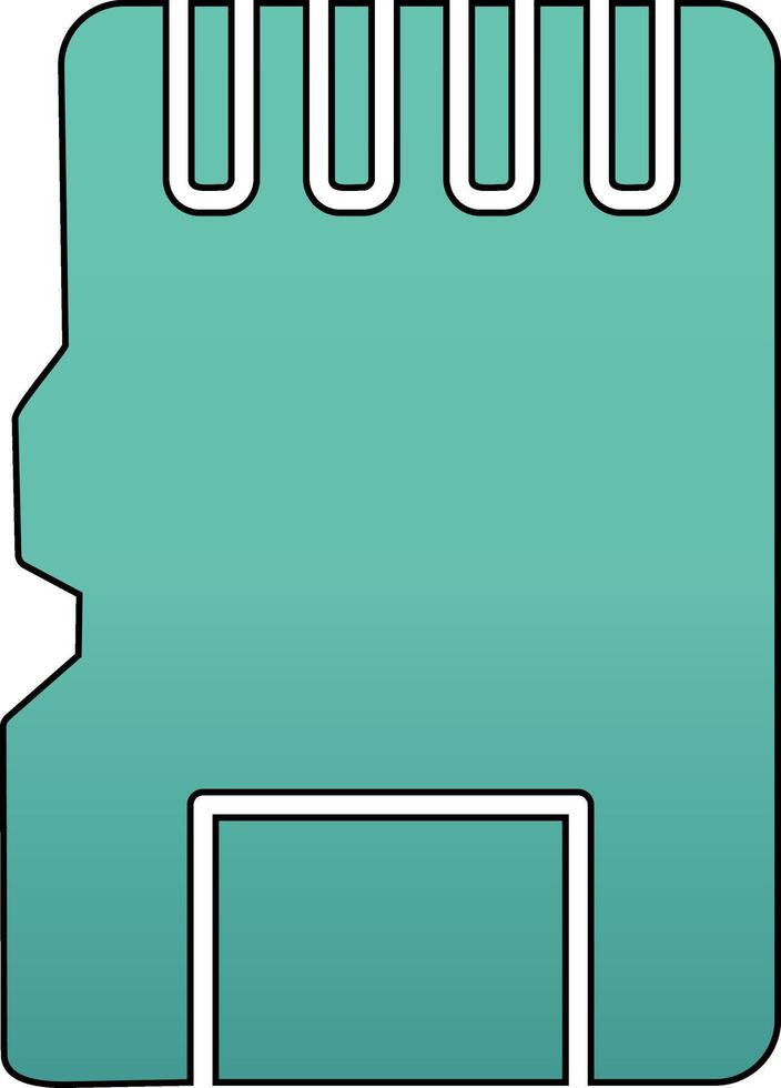 Sd Card Vecto Icon vector