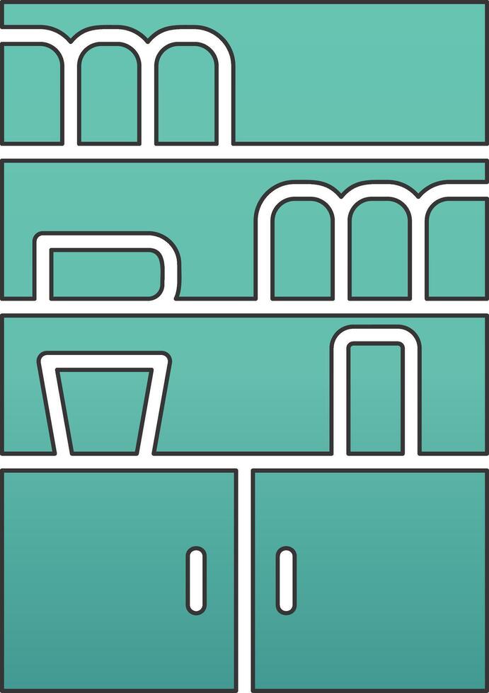 Cupboard Vecto Icon vector