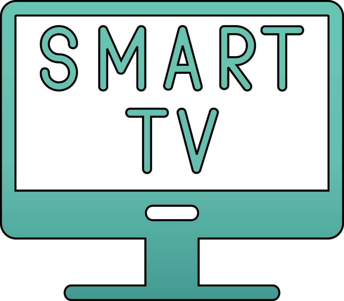 Smart Tv Vecto Icon vector