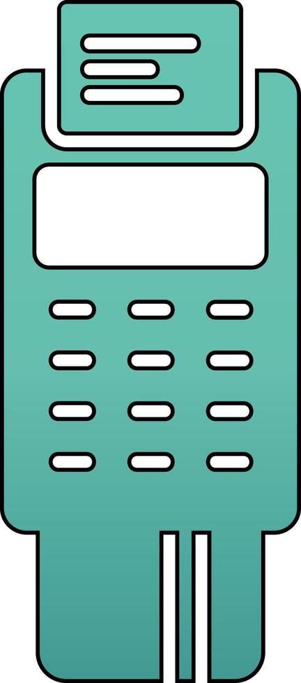 Pos Terminal Vecto Icon vector