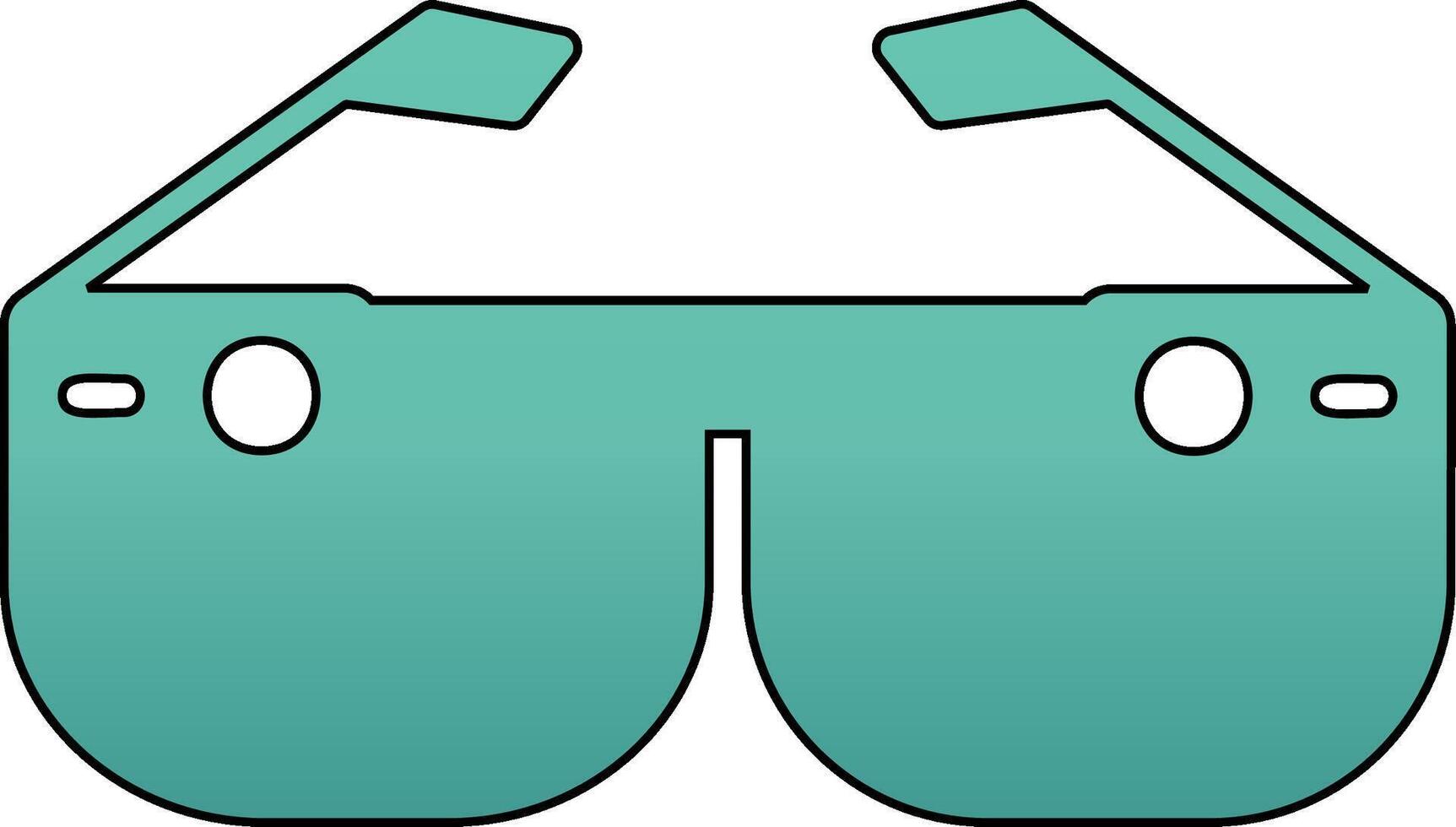 Smart Glasses Vecto Icon vector
