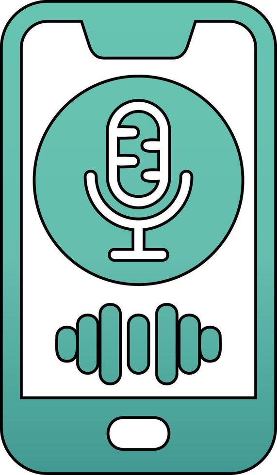Voice Assistant Vecto Icon vector