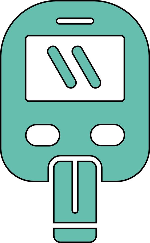 Glucometer Vecto Icon vector