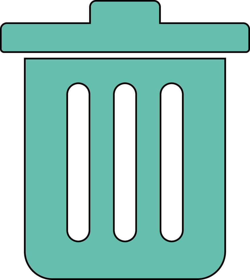 Dustbin Vecto Icon vector