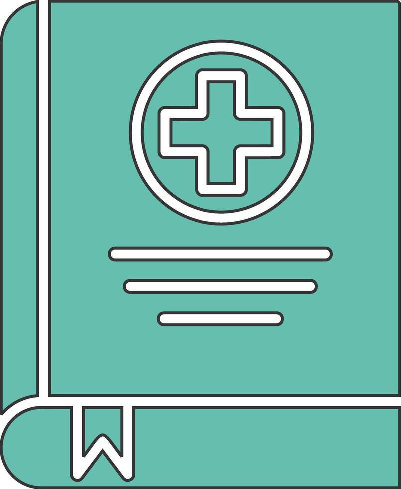 Medical Book Vecto Icon vector