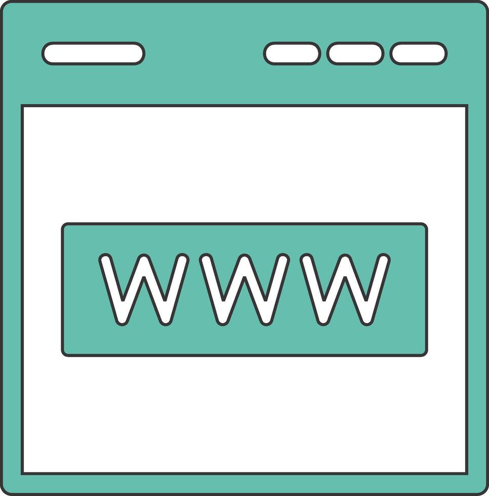 Web Site Vecto Icon vector