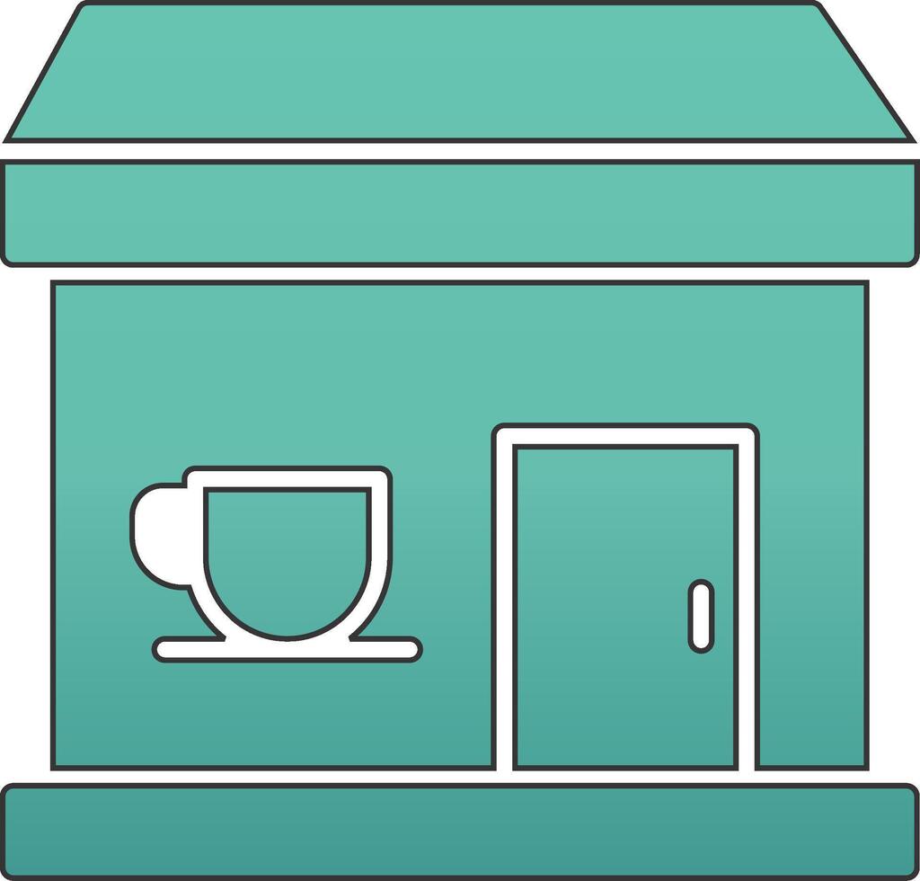 Coffee Shop Vecto Icon vector