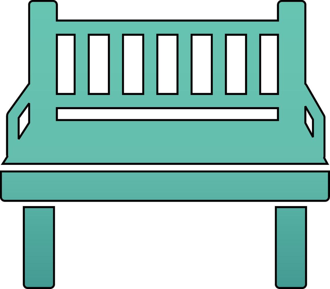 Bench Vecto Icon vector