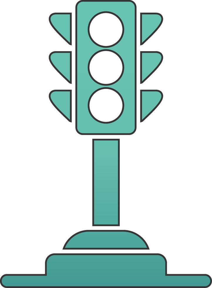 Traffic light Vecto Icon vector