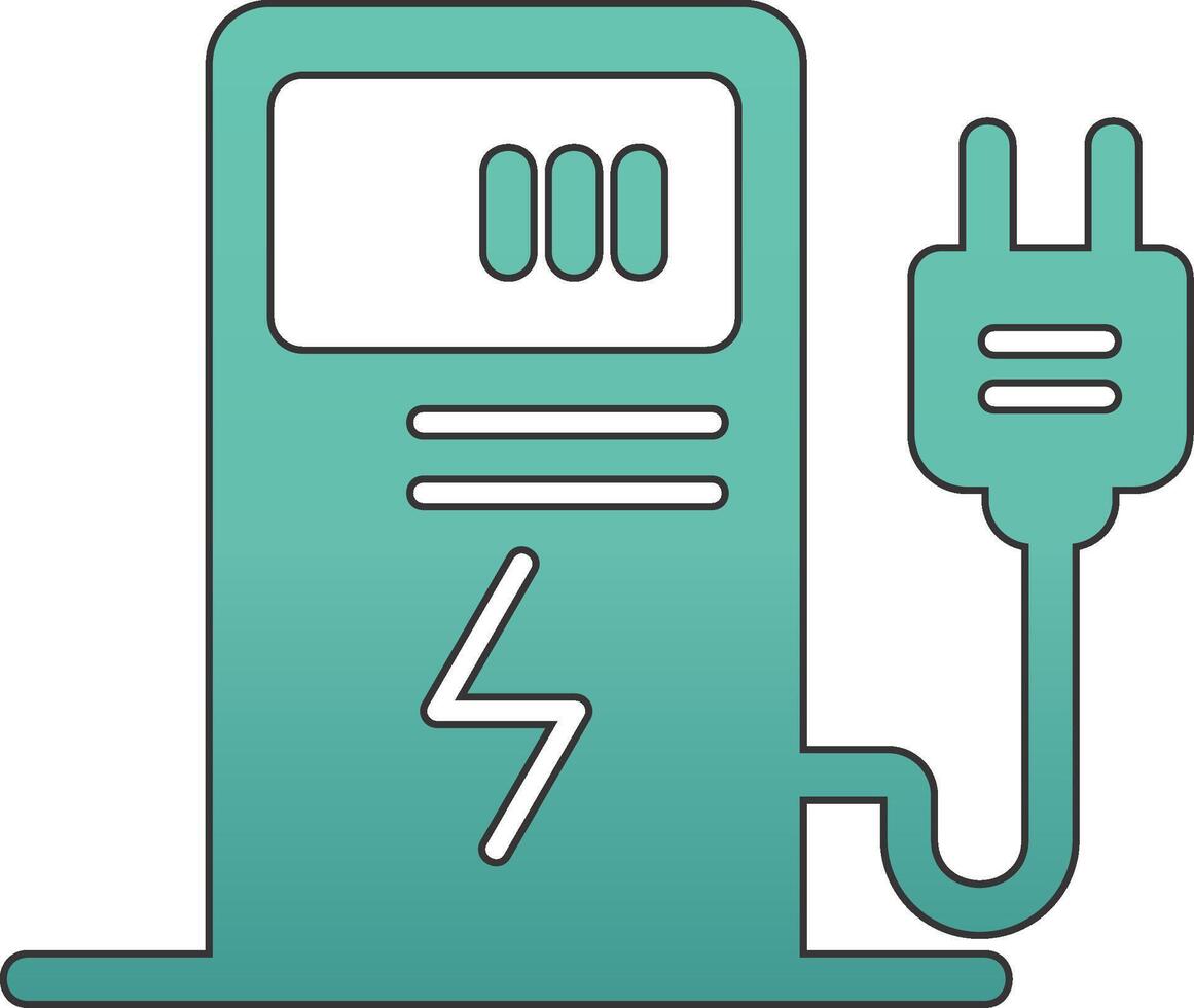 Electric Charge Vecto Icon vector