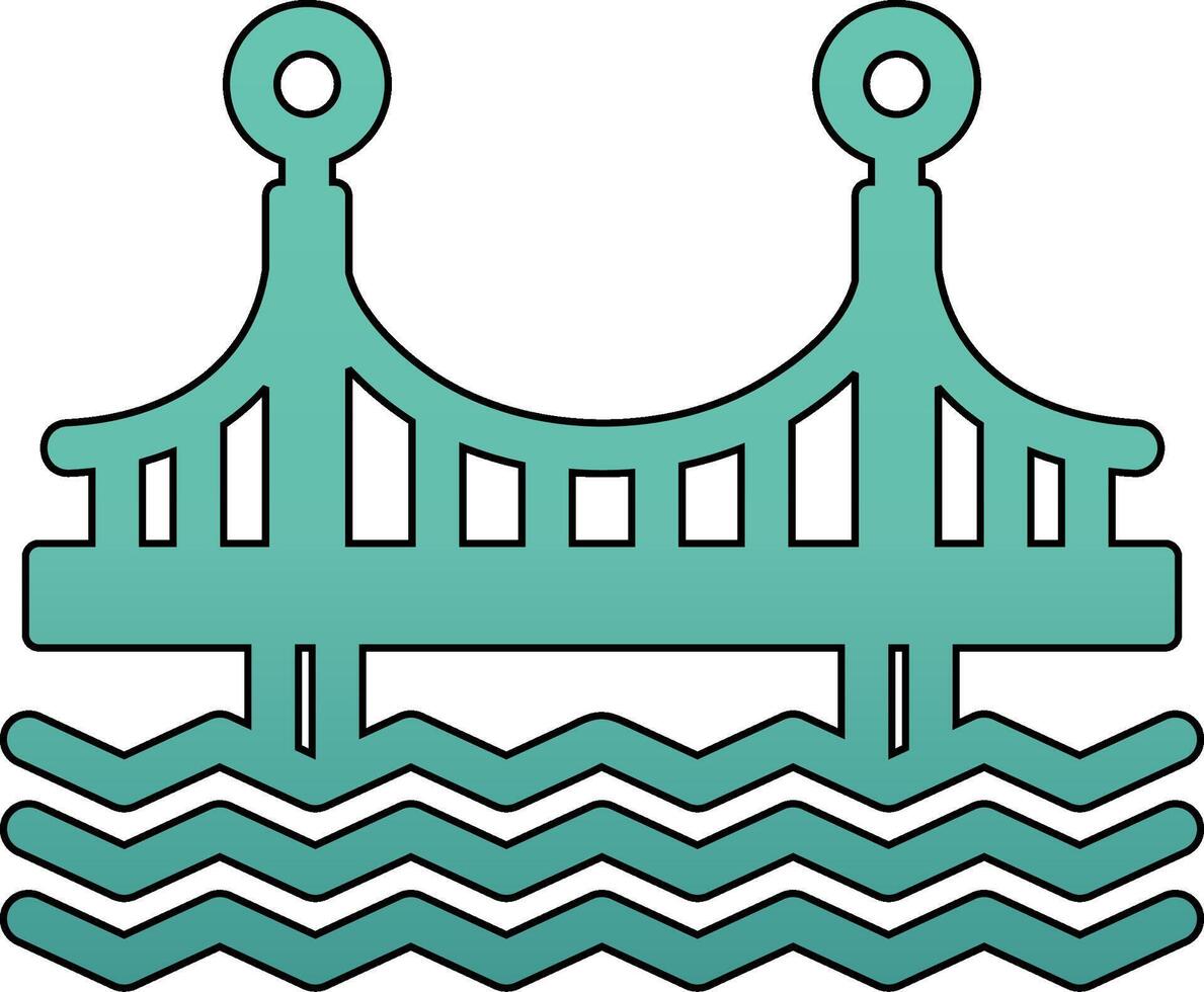 Bridge Vecto Icon vector