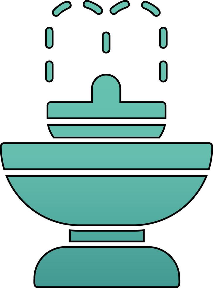 Fountain Vecto Icon vector