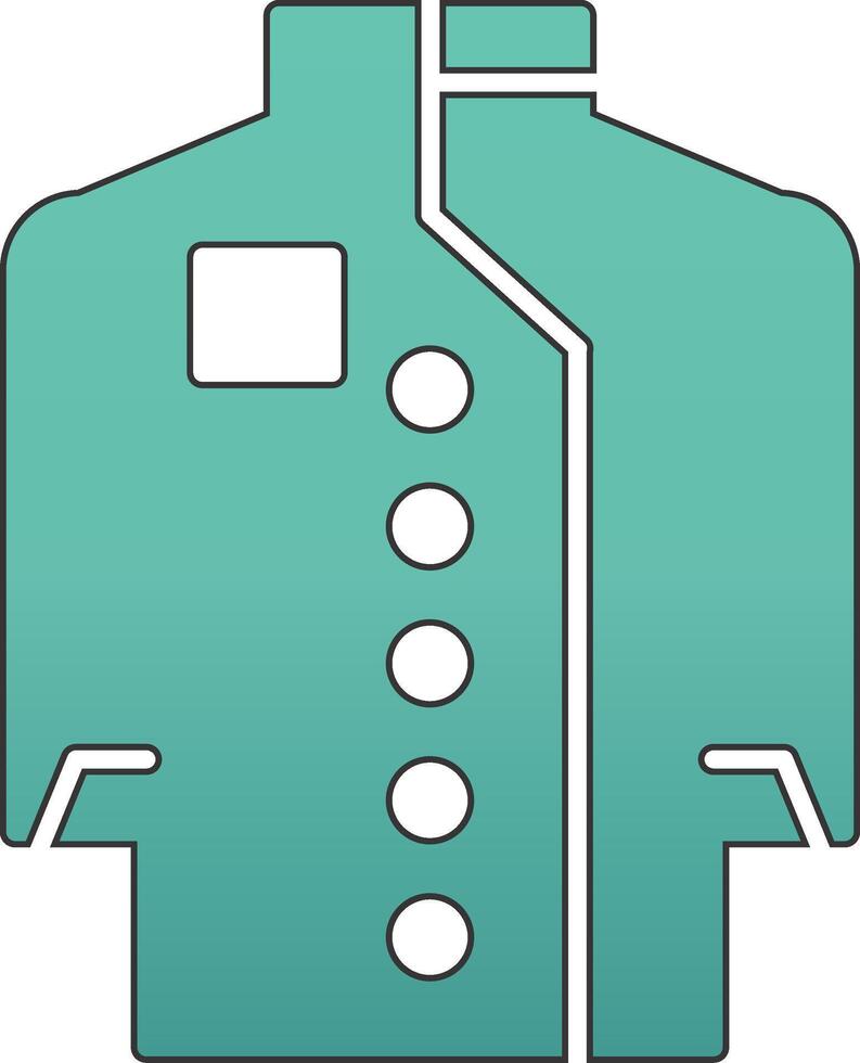 Chef Coat Vecto Icon vector