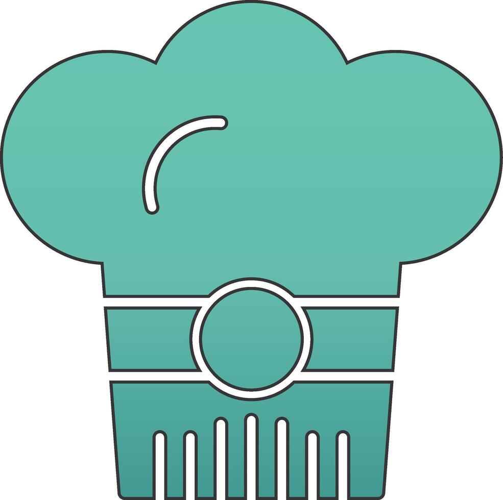 Chef Hat Vecto Icon vector