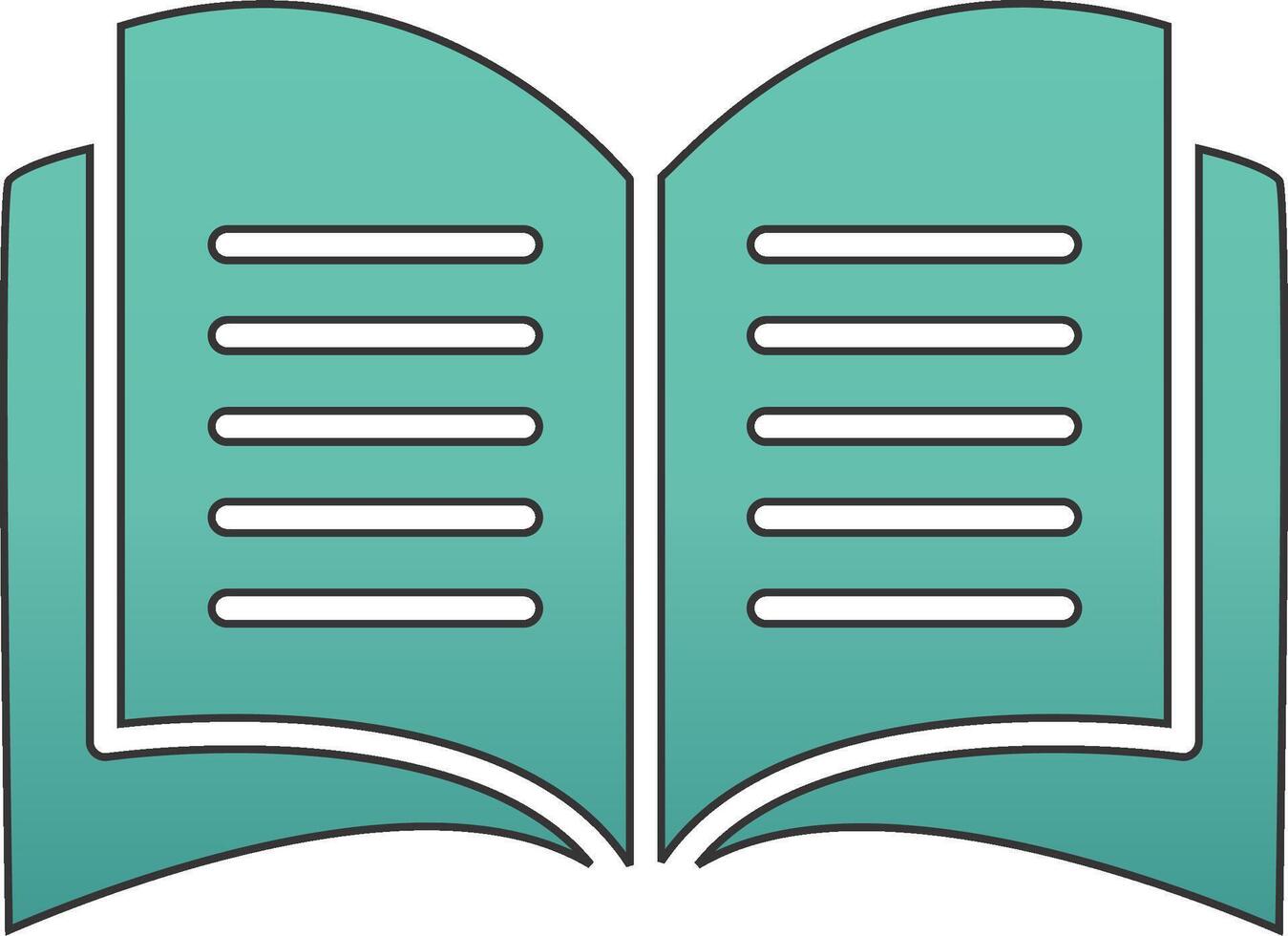 Open Book Vecto Icon vector