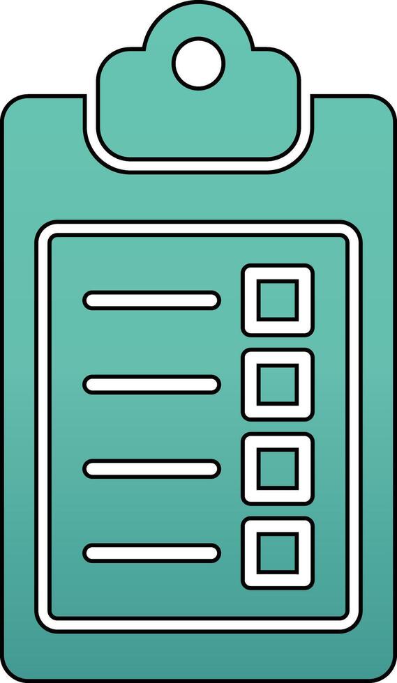 Clipboard Vecto Icon vector