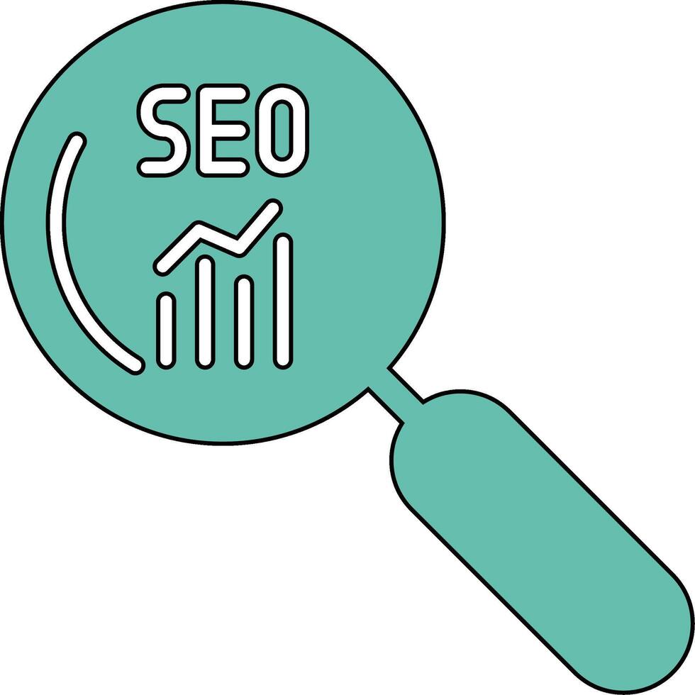 Seo Search Vecto Icon vector