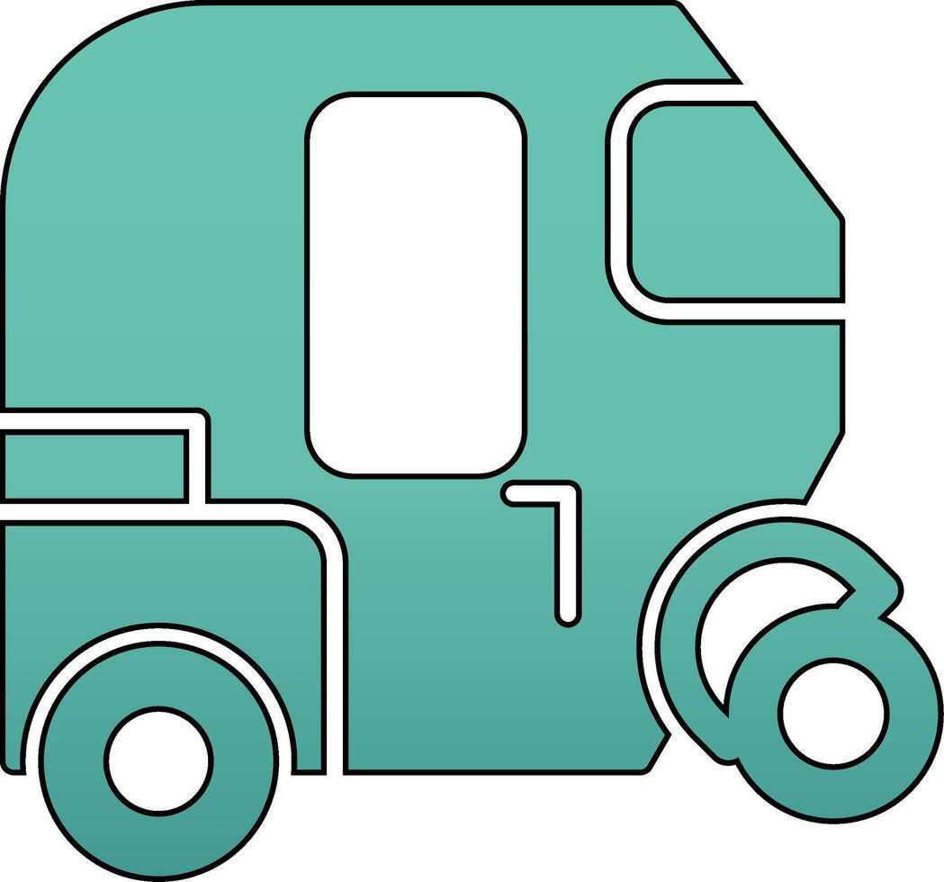 Tuk Tuk Vecto Icon vector