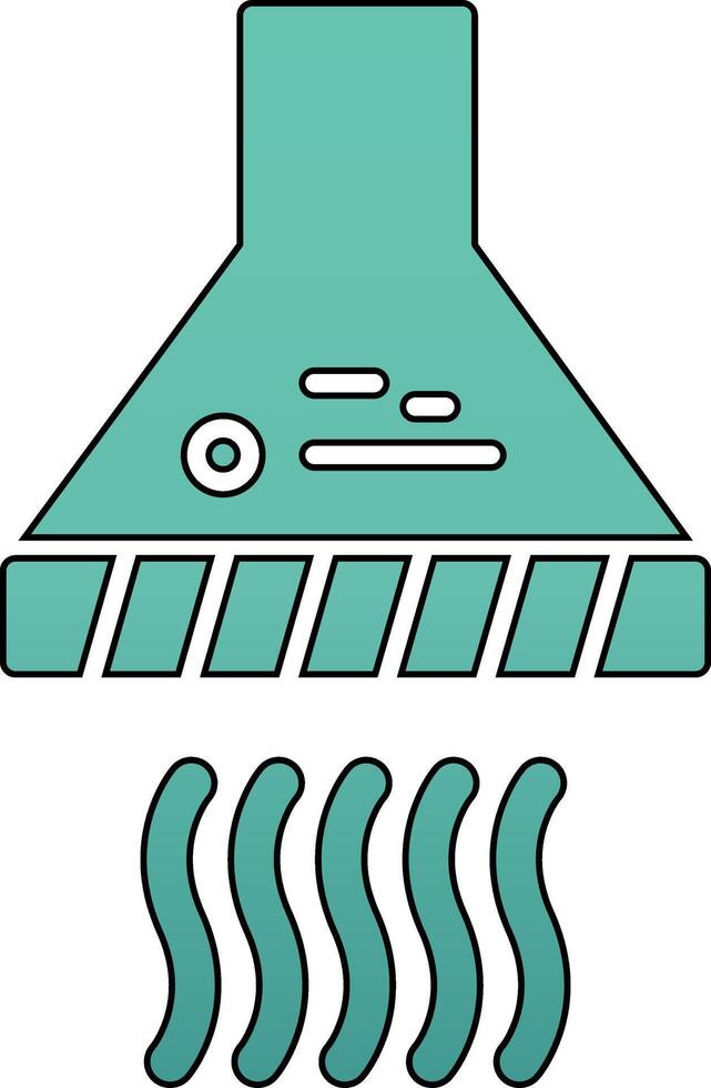 Extractor Hood Vecto Icon vector