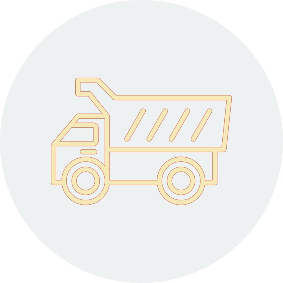 Dumper Truck Vecto Icon vector