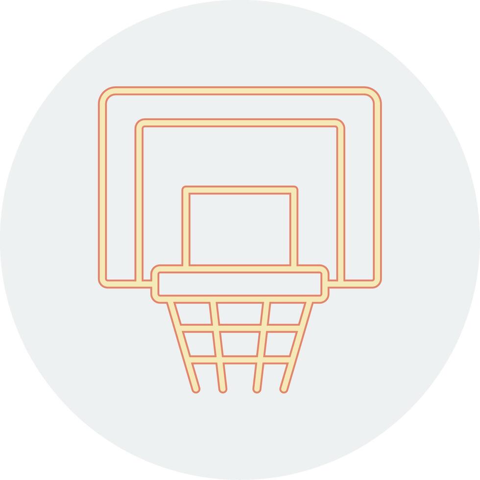 baloncesto aro vecto icono vector