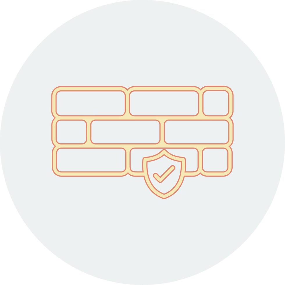 Firewall Vecto Icon vector