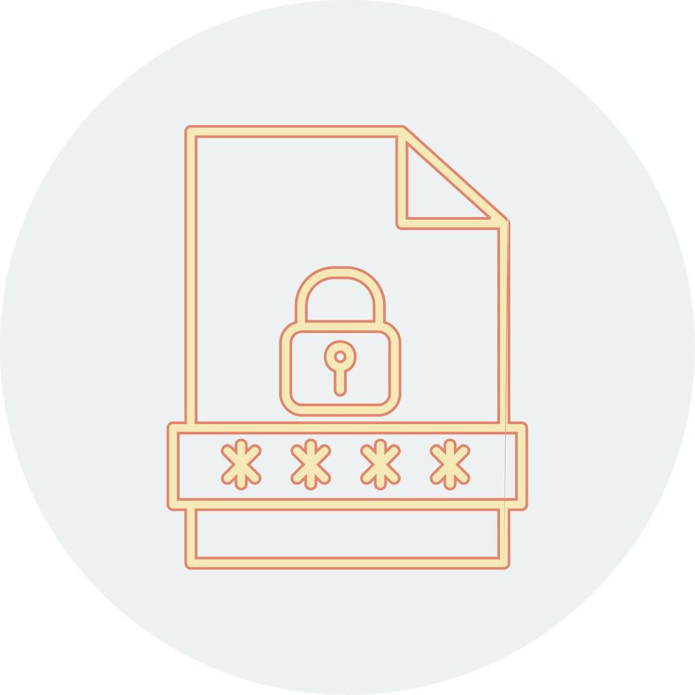 File Password Vecto Icon vector