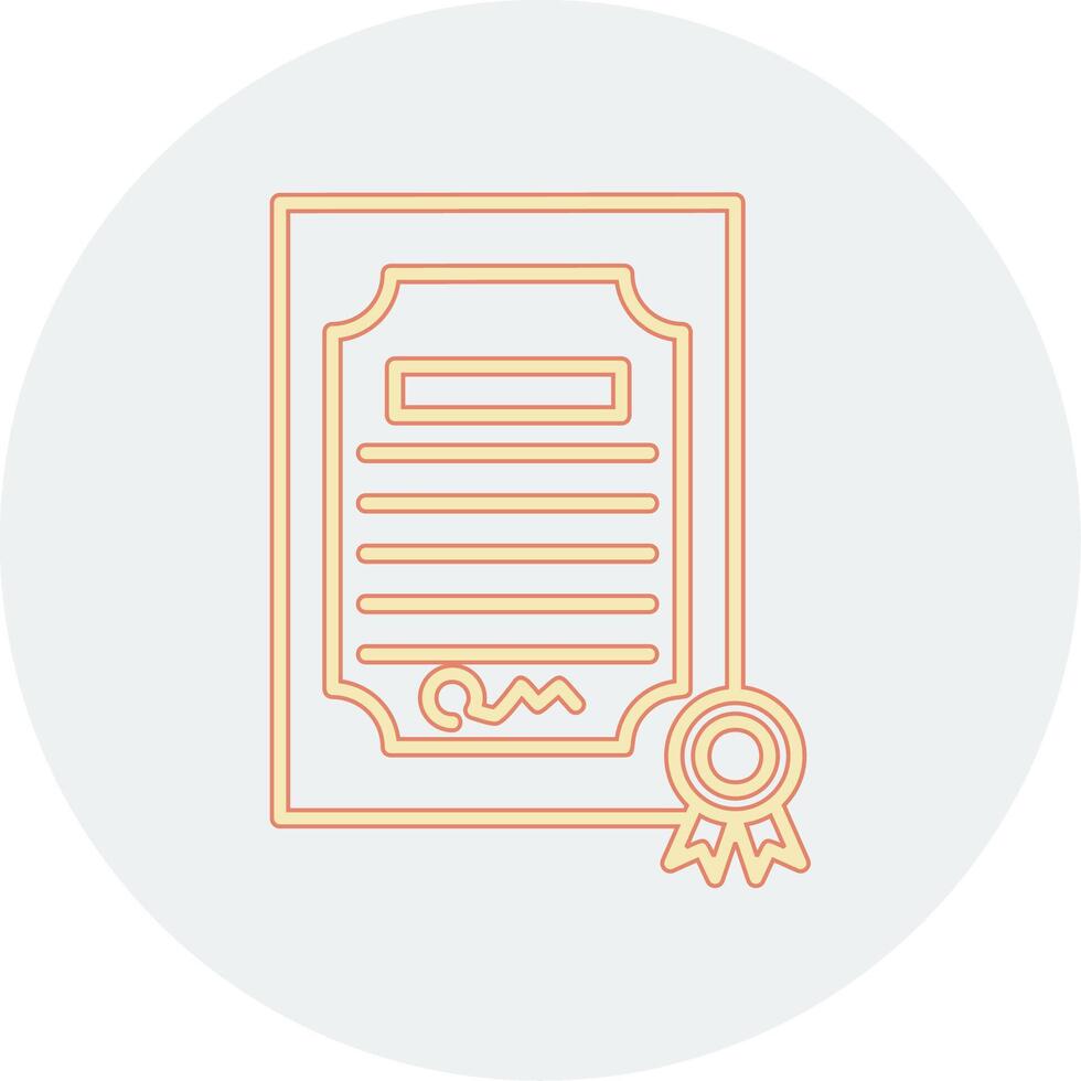 Certificate Vecto Icon vector