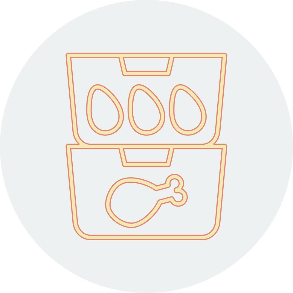 Food Containers Vecto Icon vector