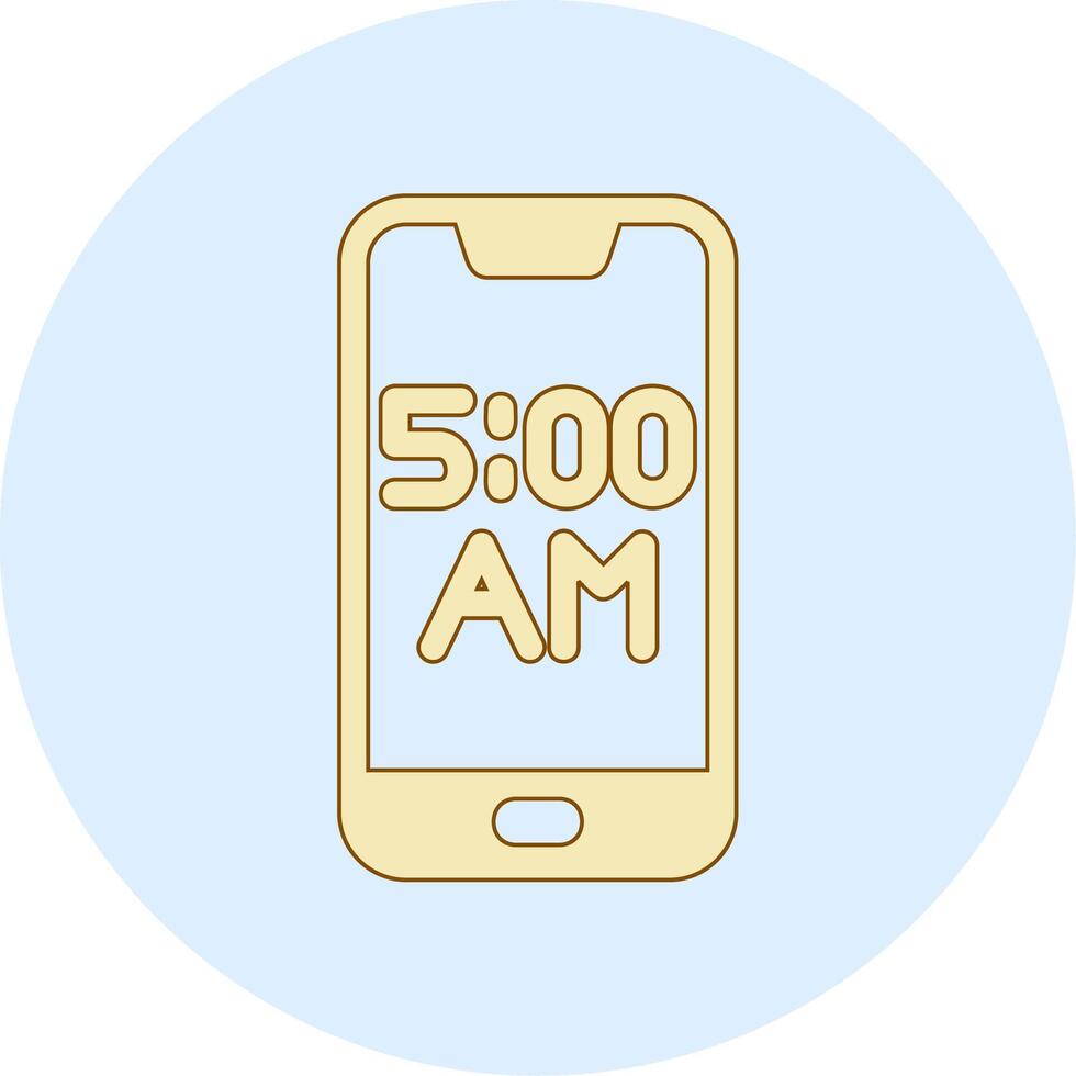 Smartphone Alarm Vecto Icon vector