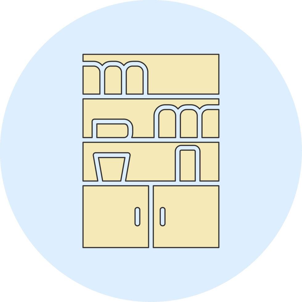 Cupboard Vecto Icon vector