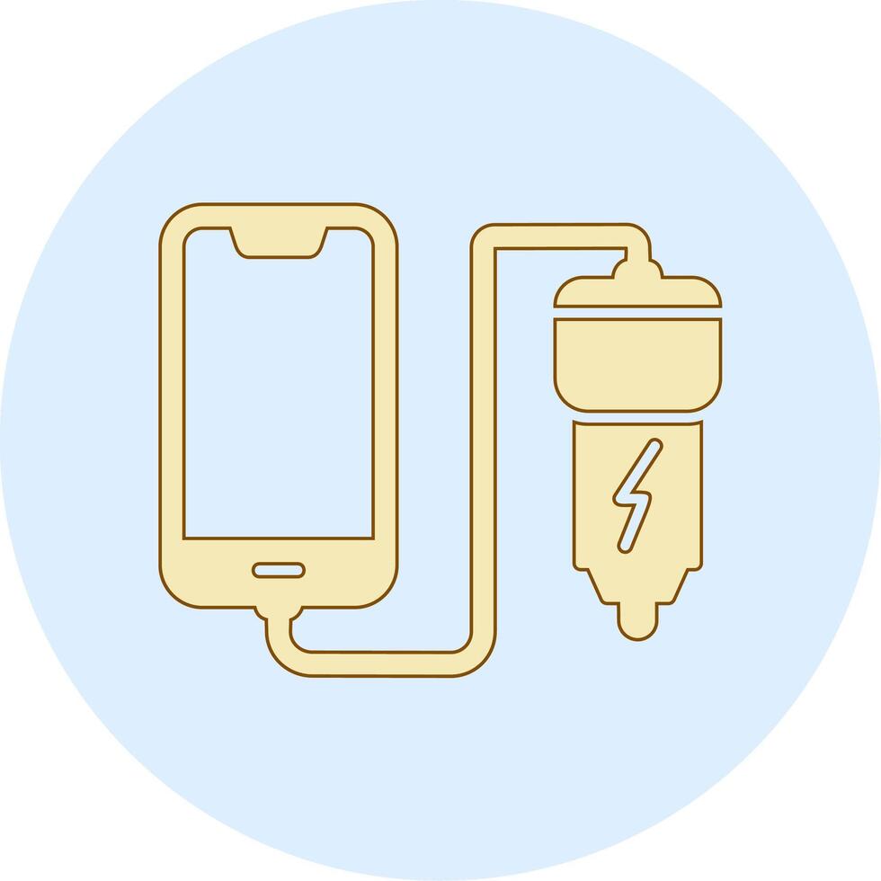 Car phone charging Vecto Icon vector