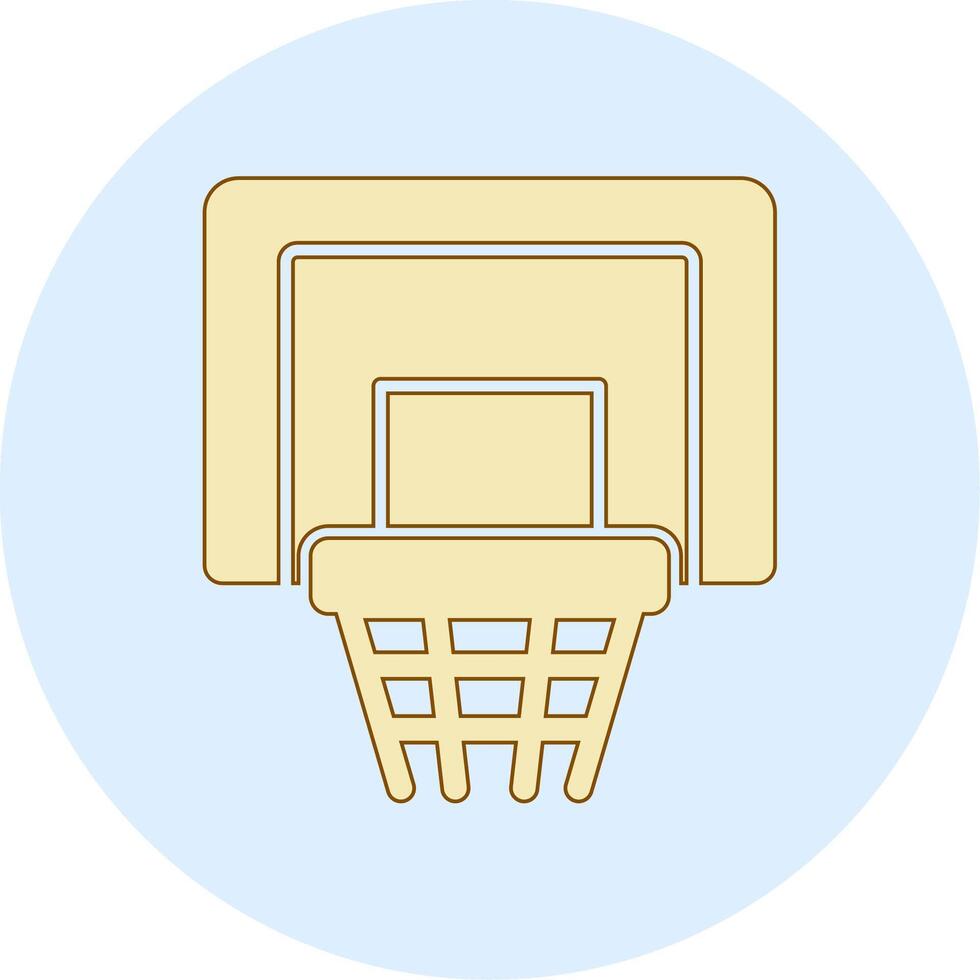 Basketball Hoop Vecto Icon vector