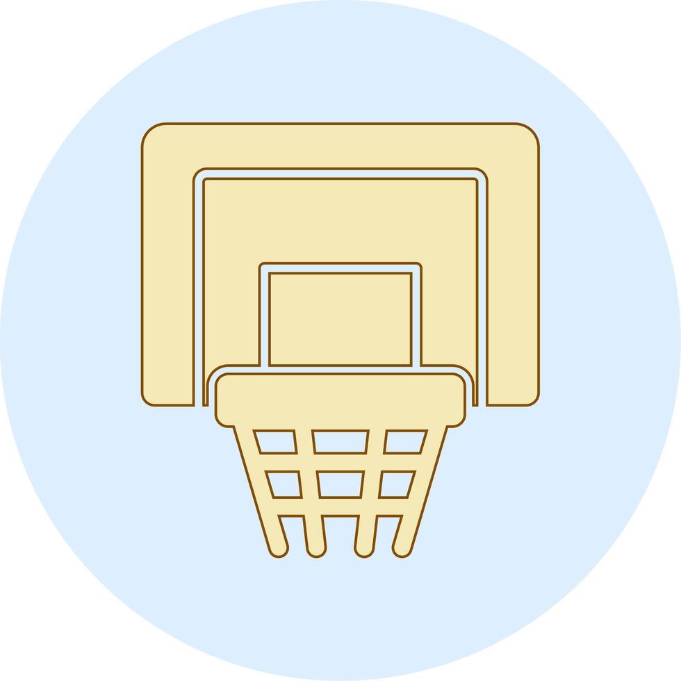 Basketball Hoop Vecto Icon vector