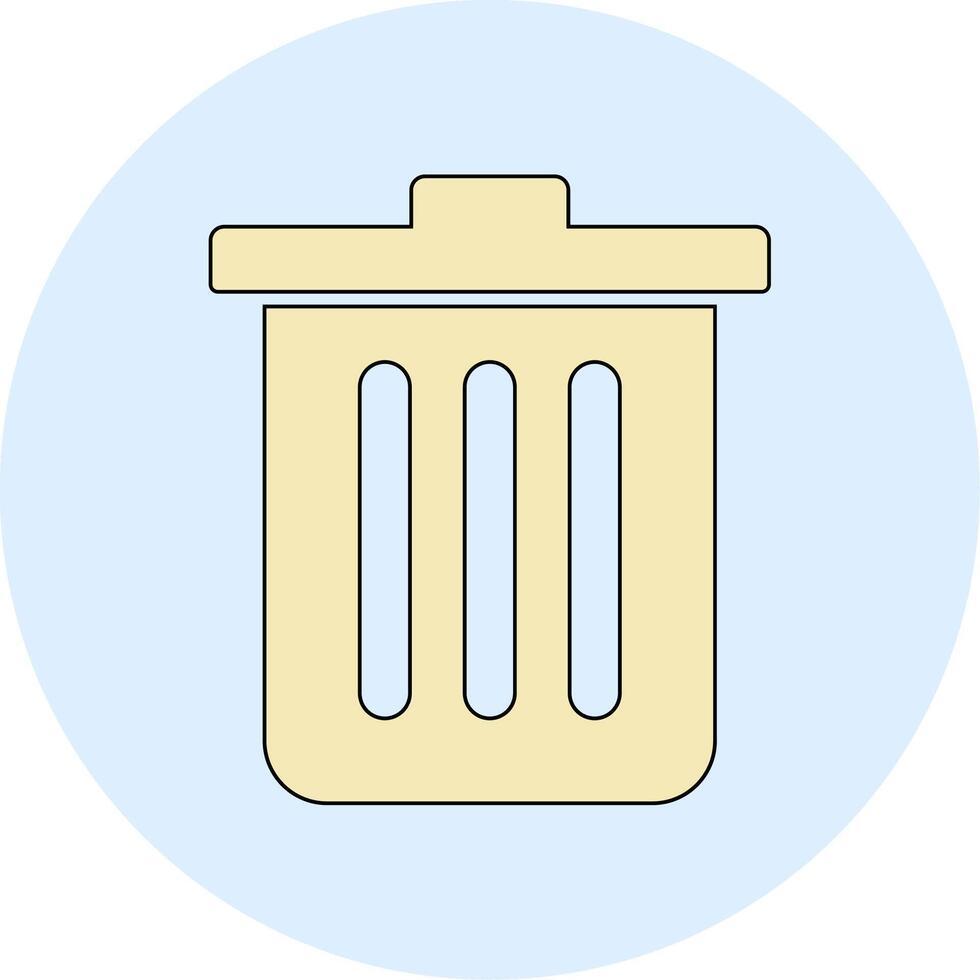 Dustbin Vecto Icon vector