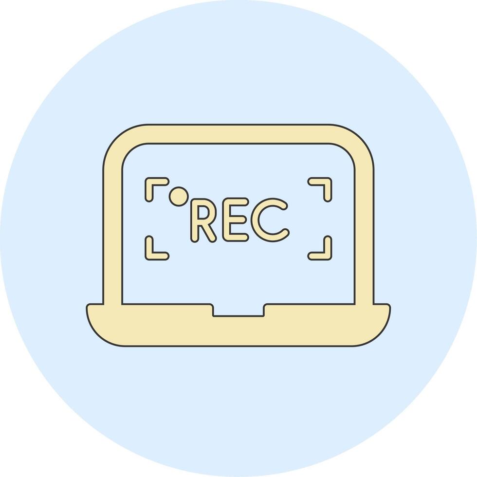 Recording Vecto Icon vector