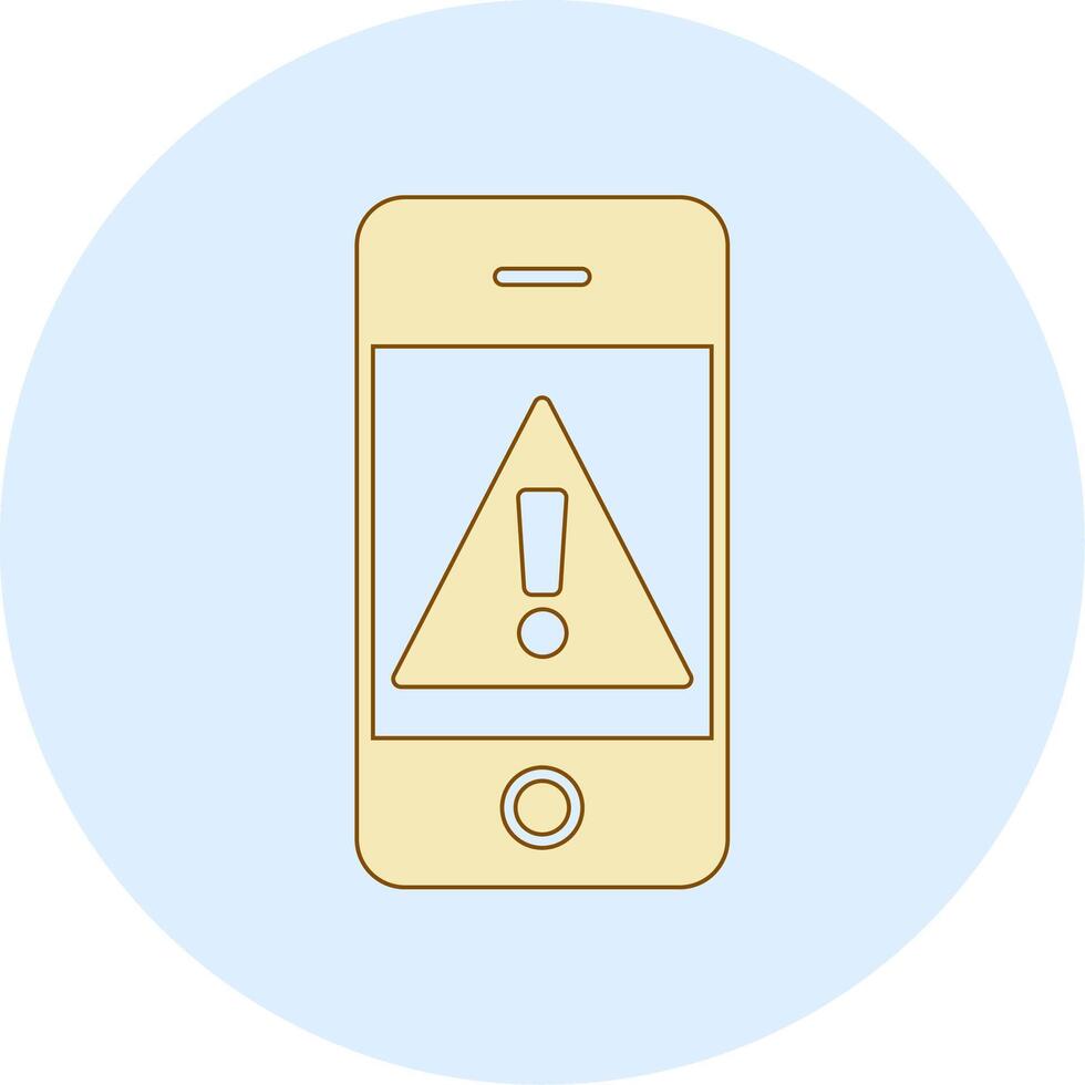 Mobile Alert Vecto Icon vector
