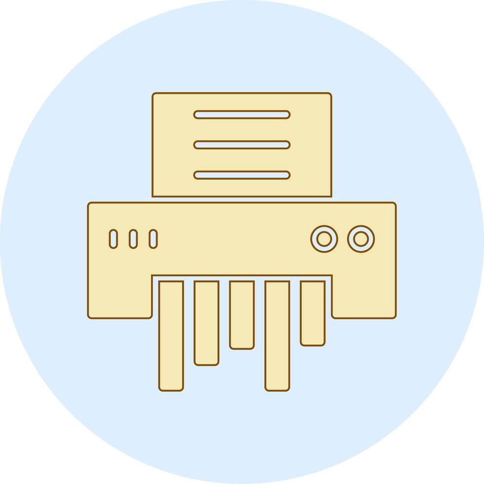Paper Shredder Vecto Icon vector