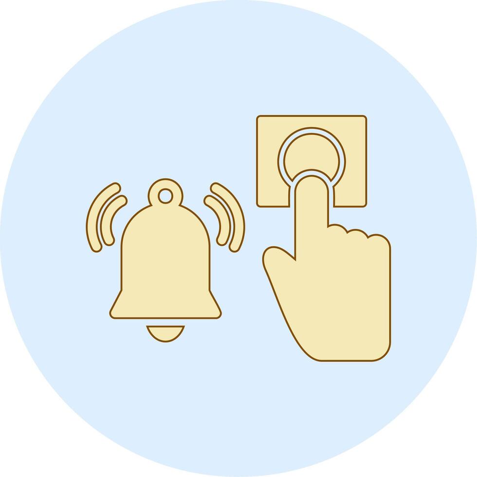 Emergency Alarm Button Vecto Icon vector