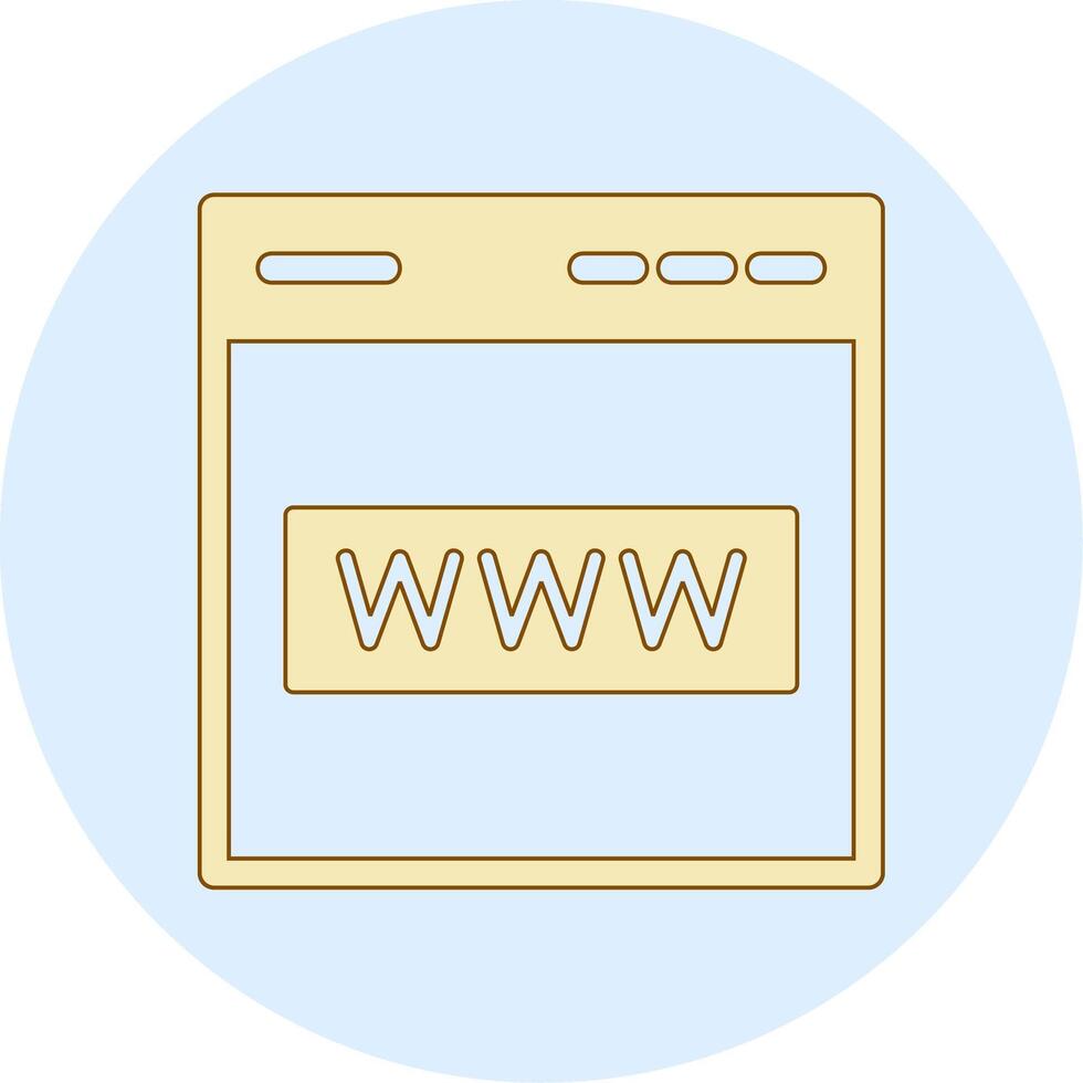 Web Site Vecto Icon vector