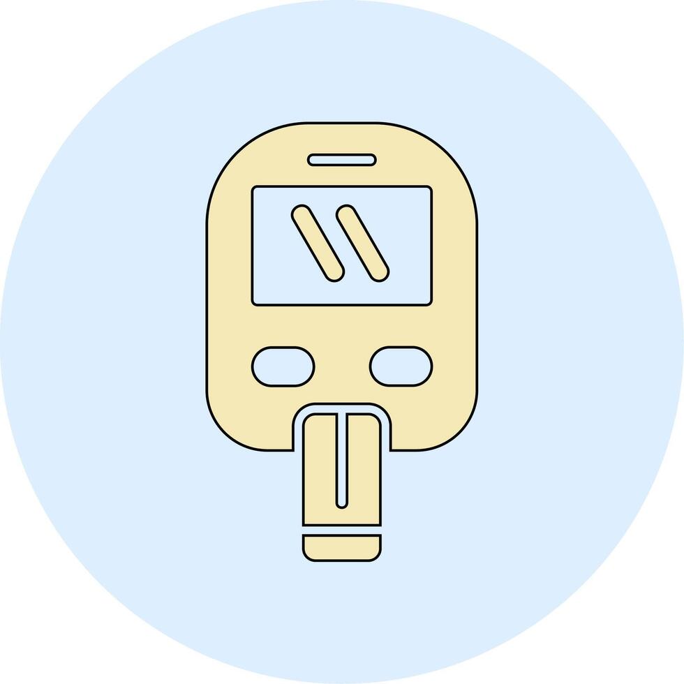 Glucometer Vecto Icon vector