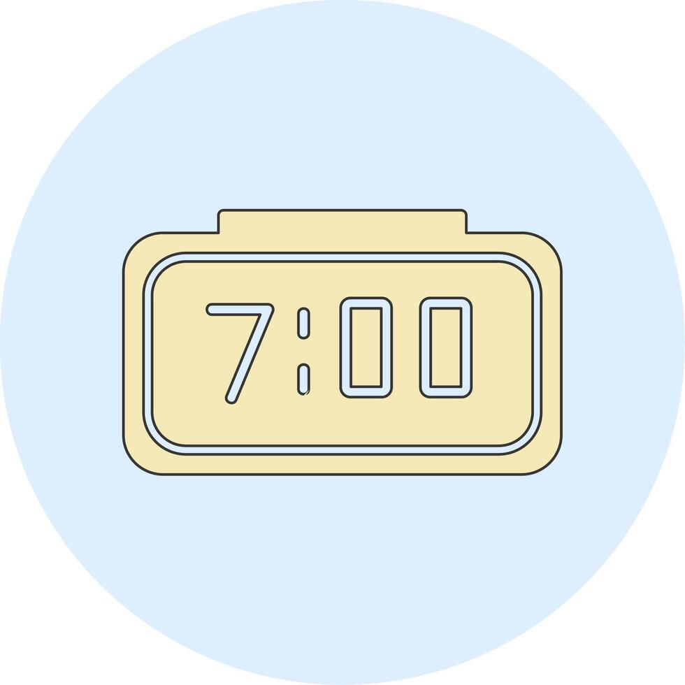 Digital Clock Vecto Icon vector