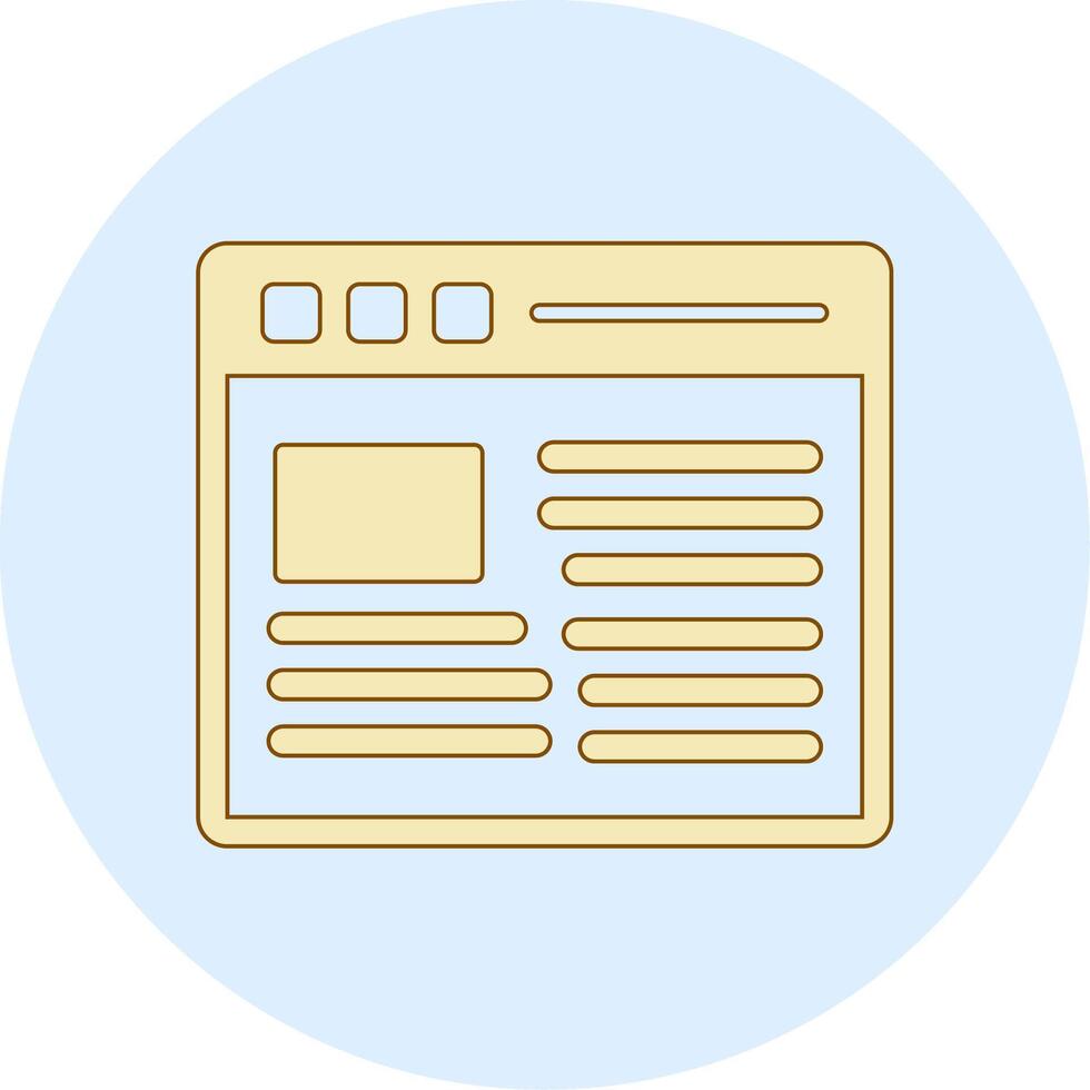 Web Page Vecto Icon vector